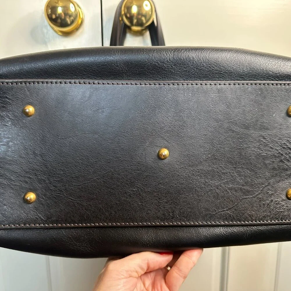 DOONEY & BOURKE FLORENTINE LARGE ZIP BARLOW – BLACK - Picture 11 of 11